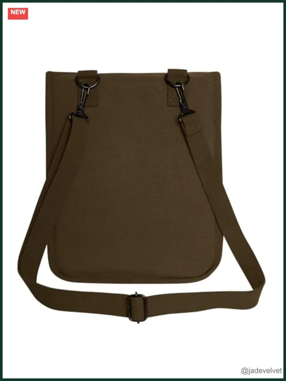 Canvas Map Case Shoulder Bag - Rugged Crossbody EDC Utility Storage